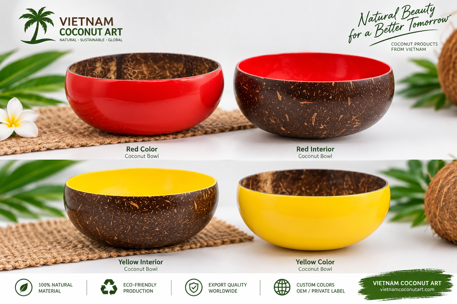 LACQUERED COCONUT SHELL BOWL